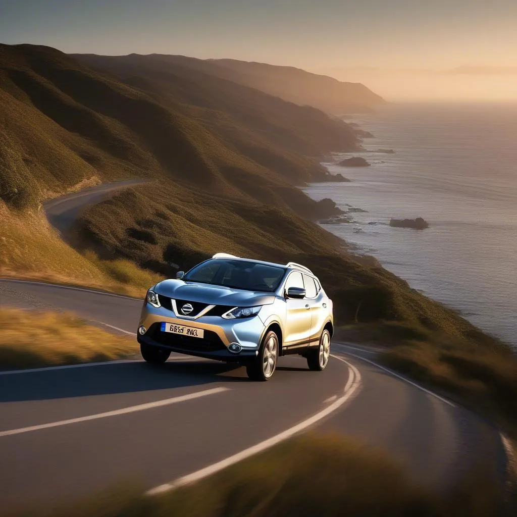 Modern SUV on a scenic drive